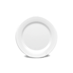 Thumbnail image #1 for G.E.T. Merced - EGS D612PL-W Round White Melamine Wide-Rim Plate, 6-1/2" Diameter Case of 6