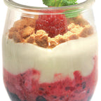 Thumbnail image #1 for JB Prince Comatec R878 Glass Yogurt Jar, 4-1/2 oz., Transparent