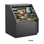 Thumbnail image #1 for Structural Concepts Oasis® Q344R Countertop Refrigerated Self-Service Display Case, 35-3/4"W x 34-1/4"D x 42-3/4"H, Black, Self-Contained