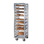 Thumbnail image #1 for Piper Products/Servolift Eastern 733-S Aluminum Side-Loading Pan Rack, 33-Capacity, 1-1/2" Spacing, for 18" x 26" Trays, 57-1/4"H