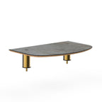 Thumbnail image #1 for Steelite Mogogo, Modular MGCIAY02GBXX Buffet Side Shelf, Low Rectangular, Grey Slate Laminate, 29-1/2" x 19" x 6-1/2"H