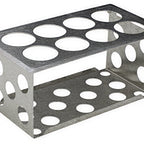 Thumbnail image #1 for Eagle Group SBH-1/3 Stainless Steel Condiment Bottle Holder, 8 Compartments, 12-1/2"W x 7"D x 5-1/2"H