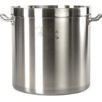 Thumbnail image #1 for Concasse MCCOMAIFD6000K Stainless Steel Stock Pot, 60 Liter, Compound Bottom, With Cover