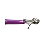 Thumbnail image #1 for CAC China SICD-40OD #40 Thumb Disher, 0.72 oz, Stainless Steel Scoop, Orchid Plastic Handle Case of 36