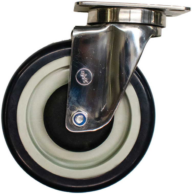 Product image #2 for BK Resources 5SS-1PT-PLY Shelf Casters & Leveling Feet