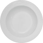 Thumbnail image #1 for International Tableware Sunburst™ SB-3 Round Porcelain Nappy/Oatmeal Bowl, 8 in, 7 oz, Wide Patterned Rim Case of 2 Dozen