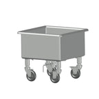 Thumbnail image #1 for SPG International Universal Stainless DTO-25-2020 Stainless Steel Scrap Basket, 20 x 20, Perforated