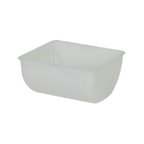 Thumbnail image #1 for Thunder Group SLINS001 Condiment Server Insert, 32 oz (1 qt), Plastic, White, Dishwasher Safe Case of 60