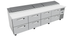 Thumbnail image #3 for True Spec Series 4-Section Pizza Prep Table with 8 Drawers and R290 Refrigerant