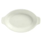 Thumbnail image #1 for Libbey Casablanca 950027747 Welsh Rarebit Dish, 5 oz., Small Oval China, Oven Safe to 350°F