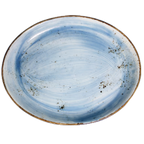 Thumbnail image #1 for Vertex China London Terra LTS-13 China Platter, 11", Oval, Coupe Rim 1 Dozen