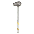 Thumbnail image #1 for Alegacy Foodservice Products Goldcrest 115SLGD 1 oz Stainless Steel Serving Ladle, 11" with Spout, Gold-Plated Finish Case of 12