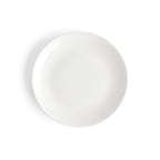 Thumbnail image #2 for Browne USA Foodservice Foundation 5630163 8" Round Coupe Plate, White Vitrified High-Alumina Porcelain Case of 2 Dozen