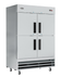 Thumbnail image #7 for KoolMore 54-Inch Two-Section Reach-In Refrigerator, 47 Cu. Ft., Bottom-Mount, Stainless Steel