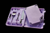 Thumbnail image #5 for Saf-T-Zone Purple Allergen Prep System with Case, Cutting Board, Knife, Tongs, and Turner