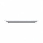 Thumbnail image #2 for G.E.T. Vogue - EGS M137RC-W Rectangular Melamine Serving Platter, White, 13" x 7" x 1-1/8" Case of 4