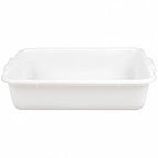 Thumbnail image #1 for Libertyware BT5WH Bus Tub, One Compartment, Stackable, White, 21-1/2"W x 15-1/2"D x 5"H Case of 6