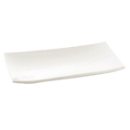 Thumbnail image #1 for TableCraft Frostone M2010 Rectangular Melamine Serving Dish, White, 19-1/2" x 10-1/2" Case of 3