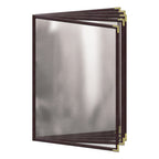 Thumbnail image #1 for Risch Deluxe TE-10V 8.5X11-NYLON Sewn Nylon Menu Cover, 8-1/2 x 11 in, 5-Page 10-View Booklet Case of 24