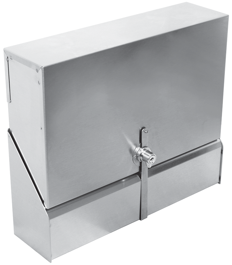 Product image #6 for CHOICE 18-Inch Single Speed Rail Locking Cover, Stainless Steel