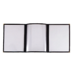 Thumbnail image #1 for Alegacy Foodservice Products 79941 Protective Triple-Fold Menu Cover, 8-1/2" x 11" Case of 25