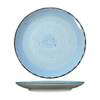 Thumbnail image #1 for International Tableware Rotana RT-7-IC 7" Round Coupe Ceramic Plate, Iceburg Case of 3 Dozen