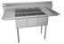 Thumbnail image #4 for KoolMore 60 Inch Commercial 3-Compartment Stainless Steel Sink with Dual Drainboards and Backsplash
