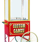 Thumbnail image #2 for Gold Medal Products 3118CF Floss Cart, 42-1/2"W x 33-5/8"D x 37-1/4"H, 2 Wheels, Storage Compartment, Red