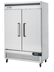 Thumbnail image #5 for Migali Competitor Series® Two-Section Reach-In Refrigerator with Solid Hinged Locking Doors, 49 Cu. Ft., Bottom-Mount Self-Contained, Stainless Steel