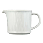 Thumbnail image #1 for Vertex China Grass Valley GV-CM-M Porcelain Creamer, 5-1/2 oz, with Handle, Embossed, Polished Foot Case of 4 Dozen