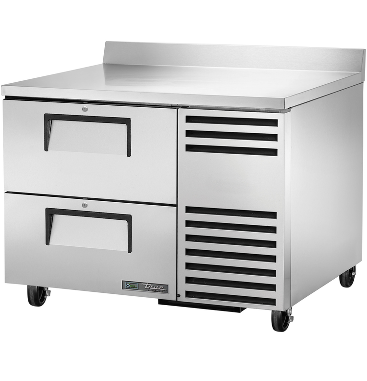 Product image #6 for True 44.5-Inch Deep Worktop Refrigerator with 2 Drawers and Side-Mounted Self-Contained R290 Refrigeration