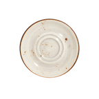 Thumbnail image #1 for Vertex China London Terra LTP-2 6-Inch Round Double-Well China Saucer, Hand-Painted Case of 3 Dozen