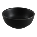 Thumbnail image #1 for Vertex China Ventana AV-3MB-BK China Mini Bowl, 2 oz, 2-1/2 in, Round, Rolled Edge, Black Matte Case of 6 Dozen