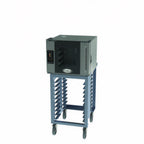 Thumbnail image #1 for Cadco Bakerlux™ BLS-4HTR-1 ™ Half-Size Electric Convection Oven, 4-Pan Capacity, Digital Touch Controls, Open Base Stand