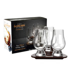 Thumbnail image #1 for Global Tableware Collective Stolzle, Glencairn Z3550031TASTING Whiskey Tasting Glass Set with Tray, 4-Piece, Crystalline