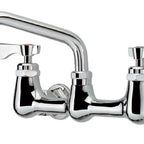 Thumbnail image #4 for Krowne Royal Series 14-806L Backsplash-Mount Commercial Faucet, 8-Inch Centers, 6-Inch Swing Spout, Low-Lead Case of 6