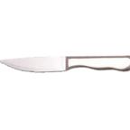 Thumbnail image #1 for Libbey Baron 195 2892 10-Inch Stainless Steel Steak Knife with Pointed Tip, Satin Finish, Hollow Handle