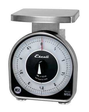 Product image #2 for CFS Brands SCMDL5 Escali Portion Control Food Scale
