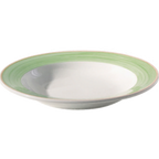 Thumbnail image #1 for Tableware Solutions USA Cosmo by Continental 55COGRE005 Rimmed Round China Soup Plate, 11 oz, 8-4/5" Diameter Case of 24