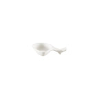 Thumbnail image #1 for CAC China Accessories CN-88 Porcelain Spoon and Chopstick Stand, Super White, 3-1/2"L x 3"W x 3/4"H Case of 12 Dozen