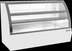 Thumbnail image #5 for 74-Inch Open-Food Rated Curved Glass Refrigerated Deli/Bakery Case, White