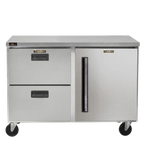 Thumbnail image #1 for Traulsen Dealer's Choice CLUC-48R-DW-DR CLUC Series Compact Undercounter Refrigerator, 48"W, 13.28 cu. ft. capacity, self-contained rear-mount