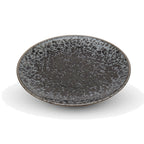 Thumbnail image #1 for Korin Inc PLL-195 Round Ceramic Plate, 10" Diameter x 1-1/4" High, Silver Granite