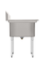 Thumbnail image #7 for KoolMore 42-Inch 2-Compartment Stainless Steel Commercial Sink with 18 x 24 x 14 Inch Bowls