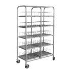 Thumbnail image #1 for Piper Products/Servolift Eastern 411-1148 Dome Storage Cart, System 9, 100-Capacity for 9-Inch Domes, Aluminum