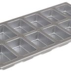 Thumbnail image #2 for JB Prince M259 12-Compartment Mini Loaf Baking Frame, Coated Aluminized Steel, 3-7/8"W x 2-1/2"H