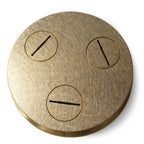 Thumbnail image #1 for SIRMAN USA Orchestra 28183056 Pasta Machine Die #56 Mafaldine (Reginette), 16 mm, Brass