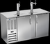 Thumbnail image #2 for Beverage-Air 58-Inch Dual-Door Draft Beer Cooler with 3-Keg Capacity and Single/Dual Faucet Towers