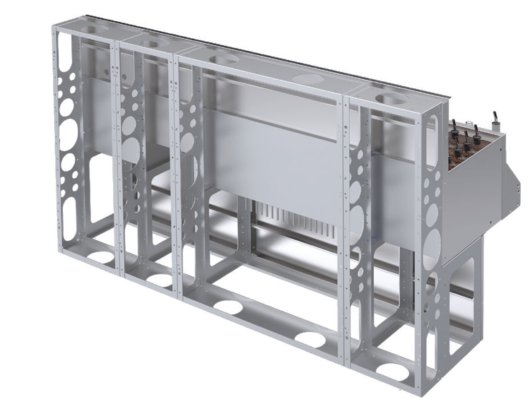 Product image #6 for Krowne Royal Series Built-In Modular Bar Die Wall System