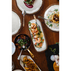 Thumbnail image #2 for G.E.T. Rustic Mill SB-14-RM Square Melamine Bowl, 14 oz, 6 x 6 x 1-1/2 in, Cream with Brown Speckles Case of 2 Dozen